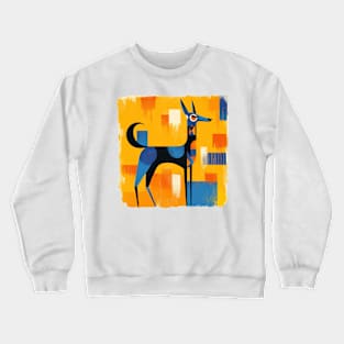 Picasso Style Dog Crewneck Sweatshirt